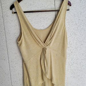 Tan express tank top